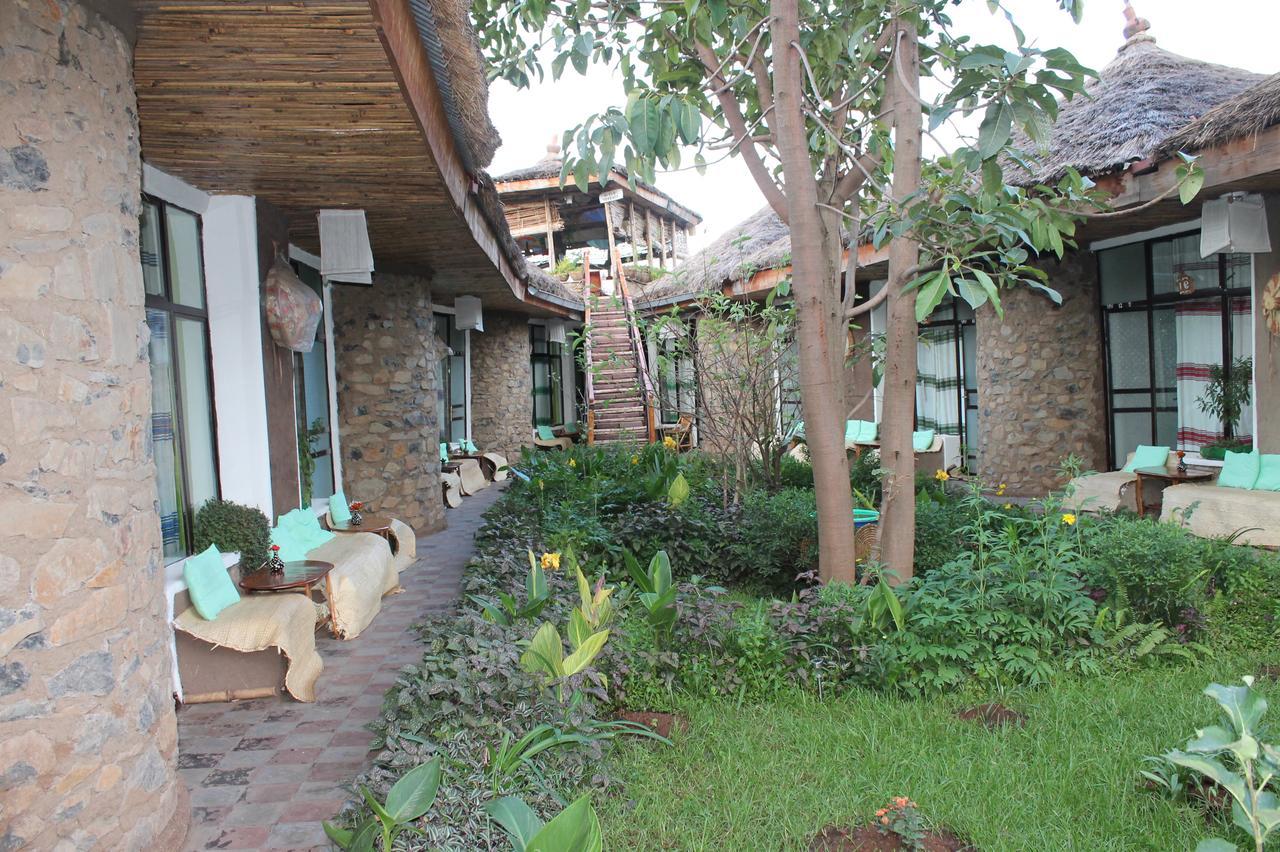 Lodge Du Chateau Gonder ภายนอก รูปภาพ